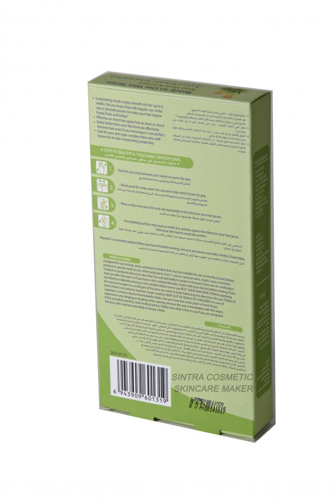 Estratti istantanei STF8127 di Lotus di aloe vera di depilazione delle strisce della cera a casa