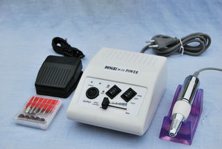 2,35 mm forma di penna in plastica portatile 80gf.cm Electric Nail trapano con avanti &amp; rovescio Switch