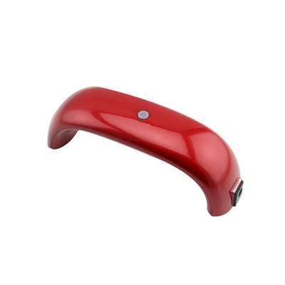 Essiccatore professionale del chiodo della mini lampada UV portatile del chiodo 6w rosso/nero