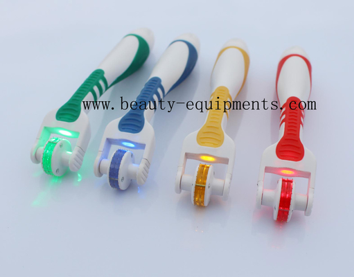 Rullo dell'ago del sistema di rotolamento di Derma di 540 aghi micro con luce blu/rossa/giallo/verde LED