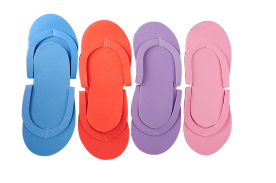 blu/giallo/insieme eliminabile della pantofola della schiuma di pedicure del chiodo strumenti rossi di arte