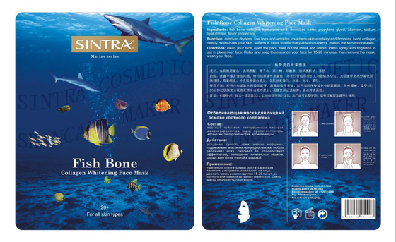 Strati facciali d'idratazione botanici della maschera che imbiancano l'estratto SHY-05 dell'osso di pesce