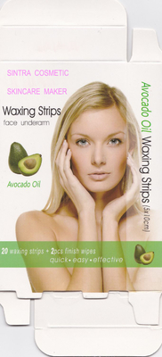 Sotto le ascelle la cera di depilazione spoglia l'olio di avocado verde naturale STF1103