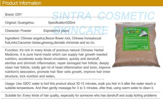 Liquido dei capelli naturali e polvere di nutrizione della forfora di cura di capelli di prurito di arresto - STD-012
