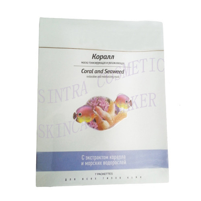 Seta del collagene che idrata la maschera di protezione facciale della maschera, del corallo e dell'alga MM-06