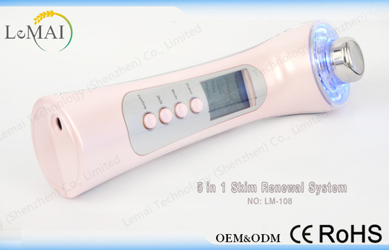 Dispositivo ultrasonico d'attivazione di bellezza delle cellule del massaggiatore facciale profondamente che pulisce fronte dallo ione