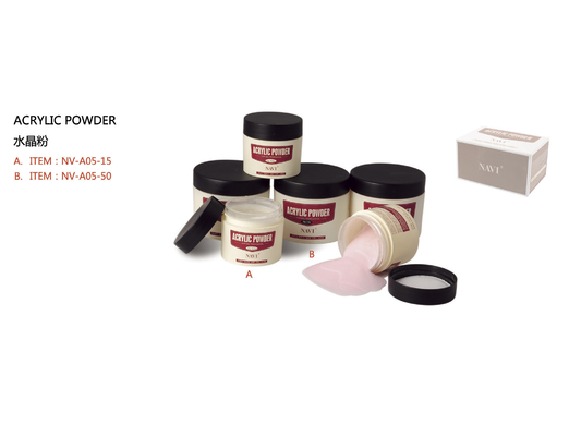 polvere acrilica di cristallo dell'unghia dei sistemi acrilici dell'unghia del manicure di 15g 0,5 OZ