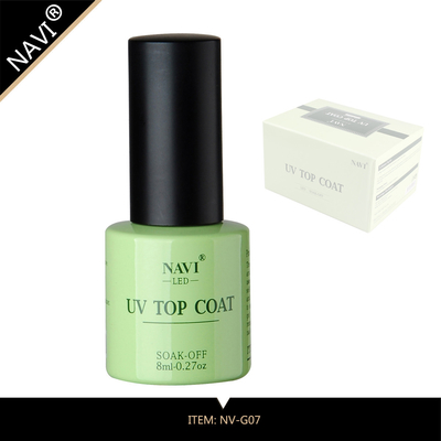 il gel uv di arte dell'unghia 8ml inodoro si inzuppa fuori da UV, cappotto della cima dello smalto