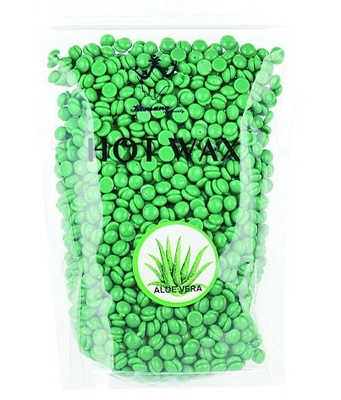 Cera paraffinica della STAZIONE TERMALE della lavanda/latte/aloe, cera calda della mini pallina dura 300g