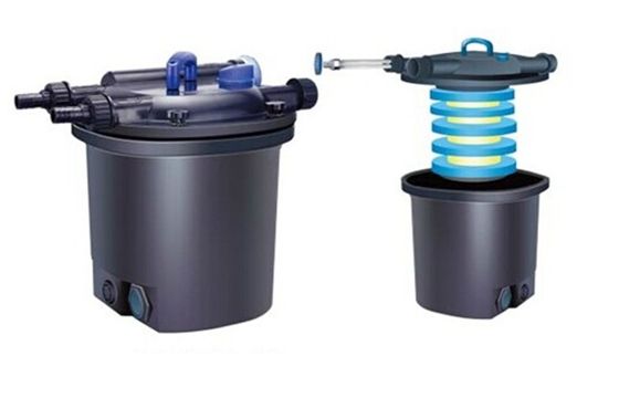 Tipo verticale 25L dallo stagno del bio- del filtro dello stagno sistema biologico di filtrazione