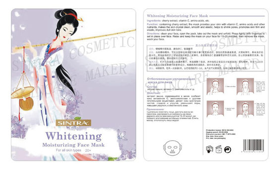 Imbiancatura della glicerina facciale idrata RW-01 dell'acqua delle molecole del collagene della maschera
