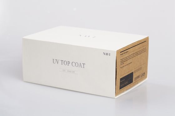 Nessun incrinamento/nessun'unghia di dissolvenza inzuppa il cappotto UV della cima del polacco del gel dell'unghia 15 ml