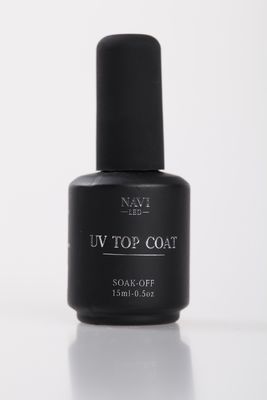 Nessun incrinamento/nessun'unghia di dissolvenza inzuppa il cappotto UV della cima del polacco del gel dell'unghia 15 ml
