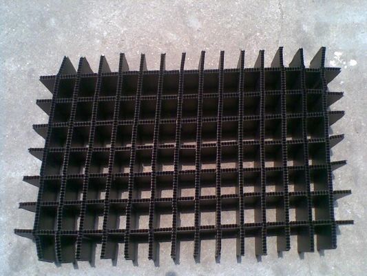 Fogli divisori di plastica pieghevoli resistenza al calore nera/bianca per l'amplificatore/l'imballaggio