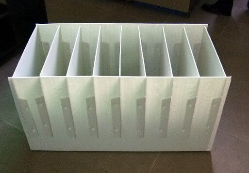Fogli divisori di plastica pieghevoli resistenza al calore nera/bianca per l'amplificatore/l'imballaggio