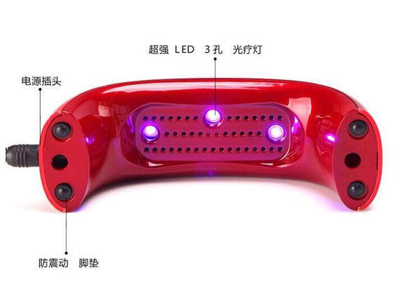 lampada globale dell'unghia dell'essiccatore elettrico dello smalto di bellezza principale 395nm di colore rosso della lampada dell'essiccatore dell'unghia