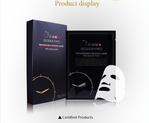 cura facciale del fronte della maschera di bellezza di cura della Berraymo-pelle della maschera 100% dell'acido ialuronico dell'anti collagene antinvecchiamento cinese della grinza