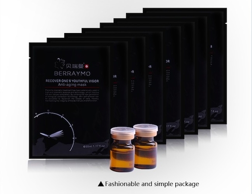 cura facciale del fronte della maschera di bellezza di cura della Berraymo-pelle della maschera 100% dell'acido ialuronico dell'anti collagene antinvecchiamento cinese della grinza