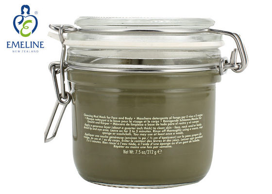 Maschera facciale d'imbiancatura di consolidamento naturale del fango di controllo dell'olio per la stazione termale del salone di bellezza