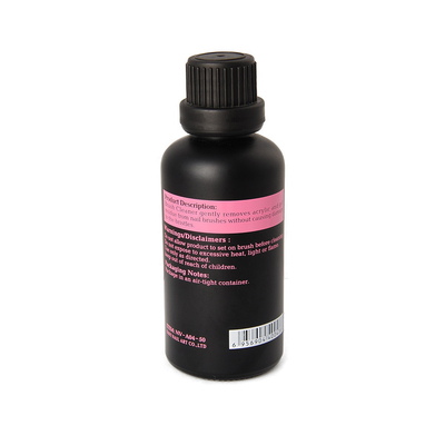 il detergente per pennelli acrilico del chiodo della bottiglia 50ml rimuove il residuo gel/dell'acrilico