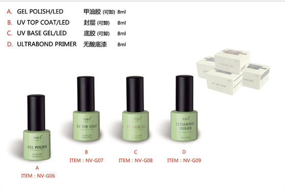 L'unghia asciutta veloce della pittura 8ML si inzuppa FUORI dal polacco UV del gel dell'unghia con 201 colore