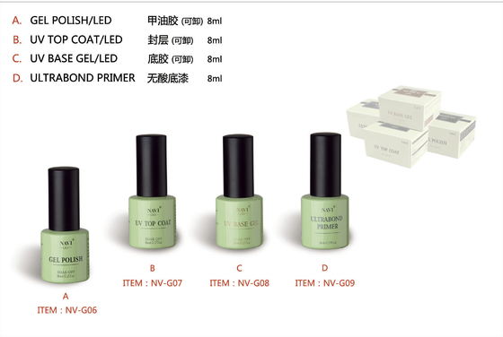 L'unghia asciutta veloce della pittura 8ML si inzuppa FUORI dal polacco UV del gel dell'unghia con 201 colore